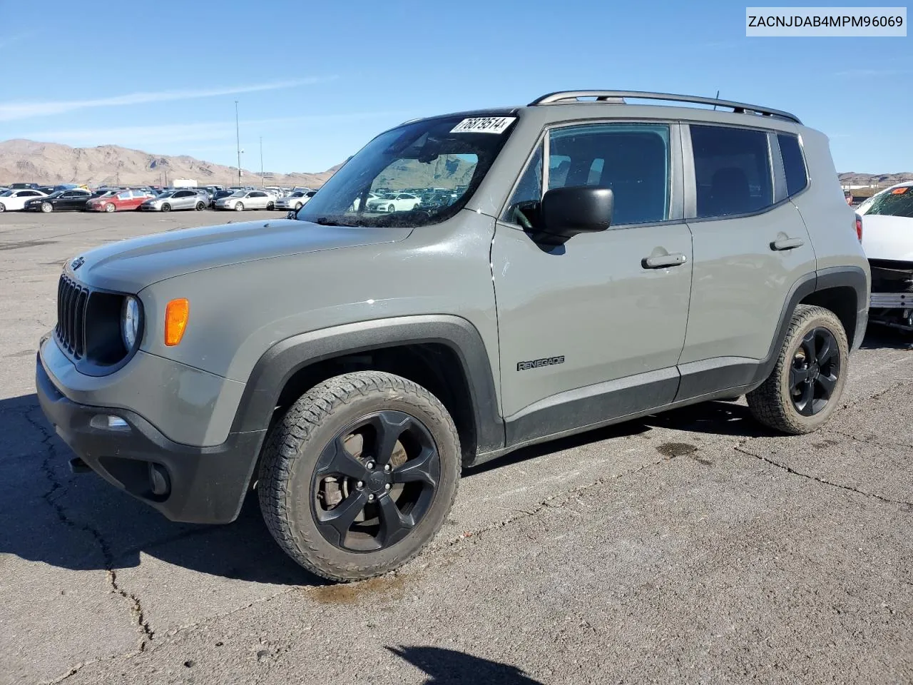 2021 Jeep Renegade Sport VIN: ZACNJDAB4MPM96069 Lot: 76879514