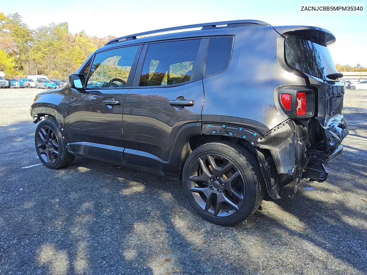 2021 Jeep Renegade Latitude VIN: ZACNJCBB5MPM35340 Lot: 77450014