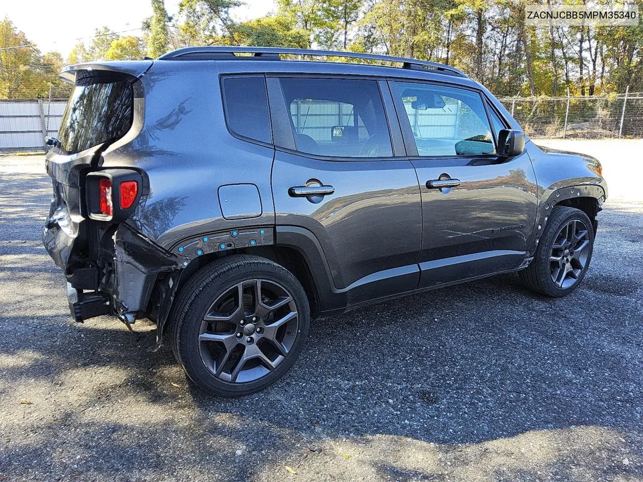 2021 Jeep Renegade Latitude VIN: ZACNJCBB5MPM35340 Lot: 77450014