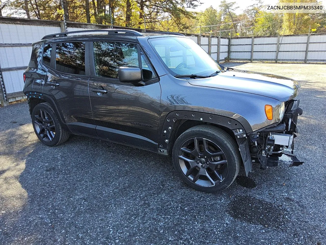 2021 Jeep Renegade Latitude VIN: ZACNJCBB5MPM35340 Lot: 77450014