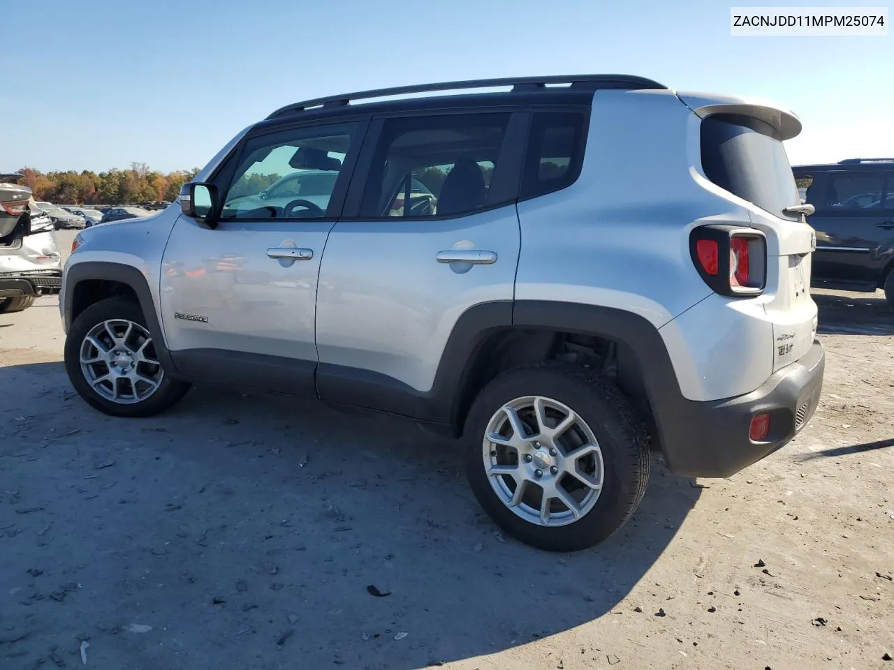 2021 Jeep Renegade Limited VIN: ZACNJDD11MPM25074 Lot: 78038084