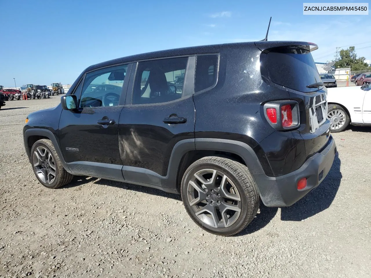 2021 Jeep Renegade Sport VIN: ZACNJCAB5MPM45450 Lot: 78162274