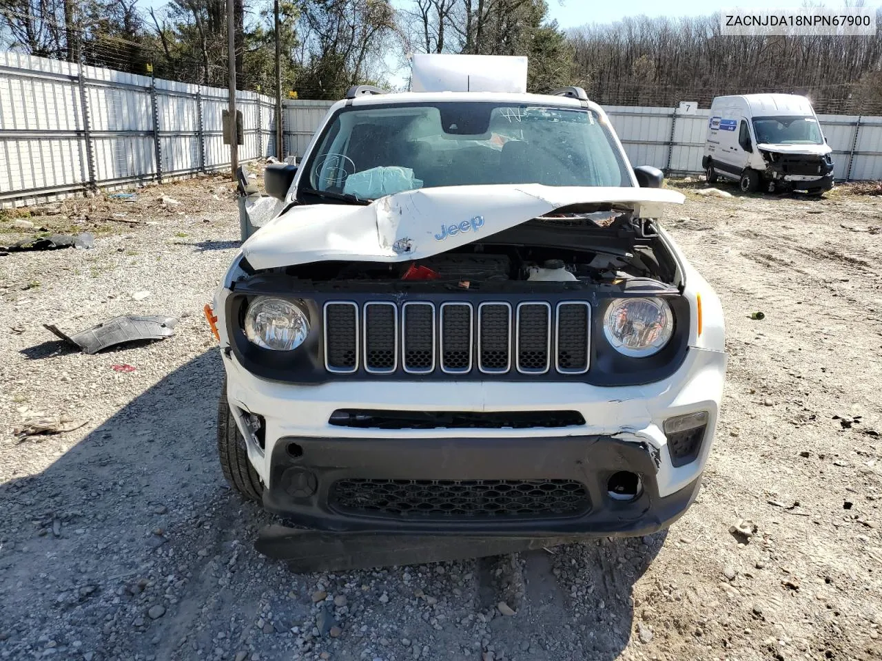 ZACNJDA18NPN67900 2022 Jeep Renegade Sport