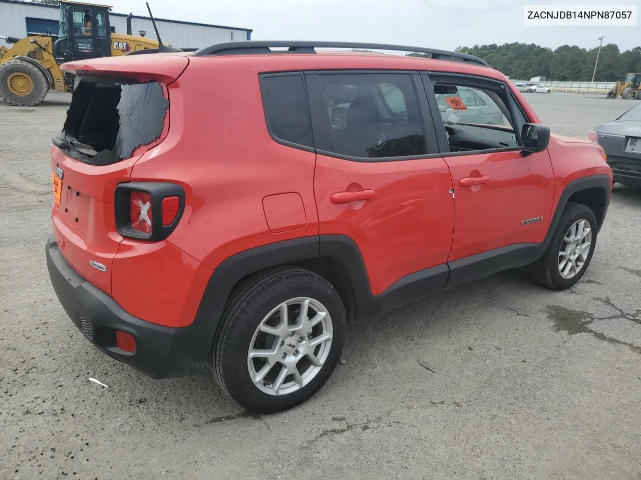 2022 Jeep Renegade Latitude VIN: ZACNJDB14NPN87057 Lot: 51962254