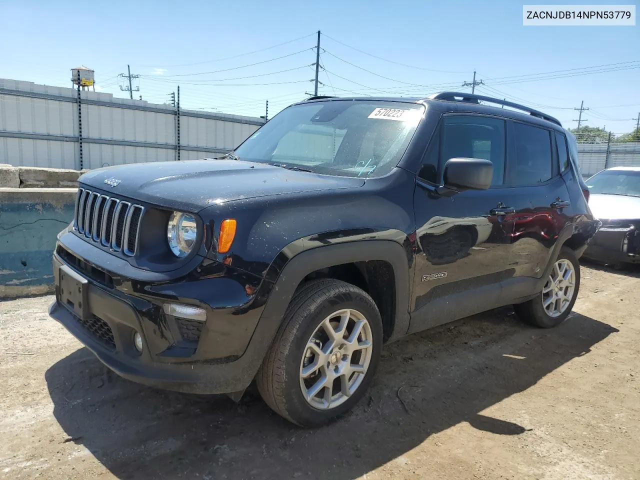 2022 Jeep Renegade Latitude VIN: ZACNJDB14NPN53779 Lot: 57022394