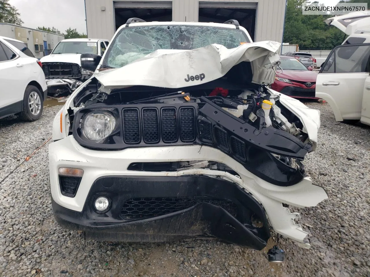 2022 Jeep Renegade Altitude VIN: ZACNJDE1XNPN67570 Lot: 64650504