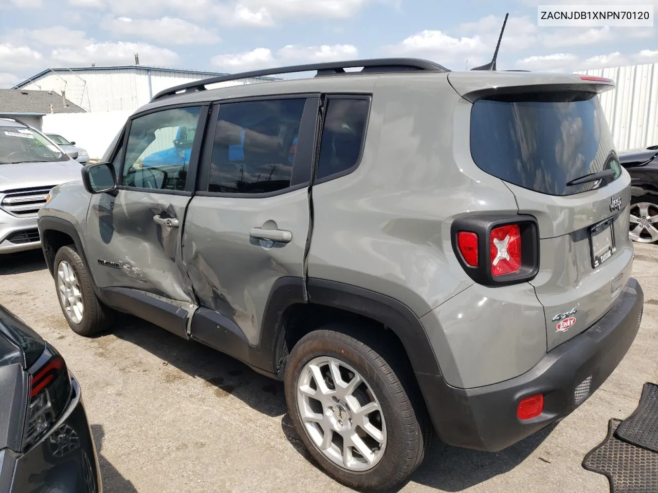 2022 Jeep Renegade Latitude VIN: ZACNJDB1XNPN70120 Lot: 66422684