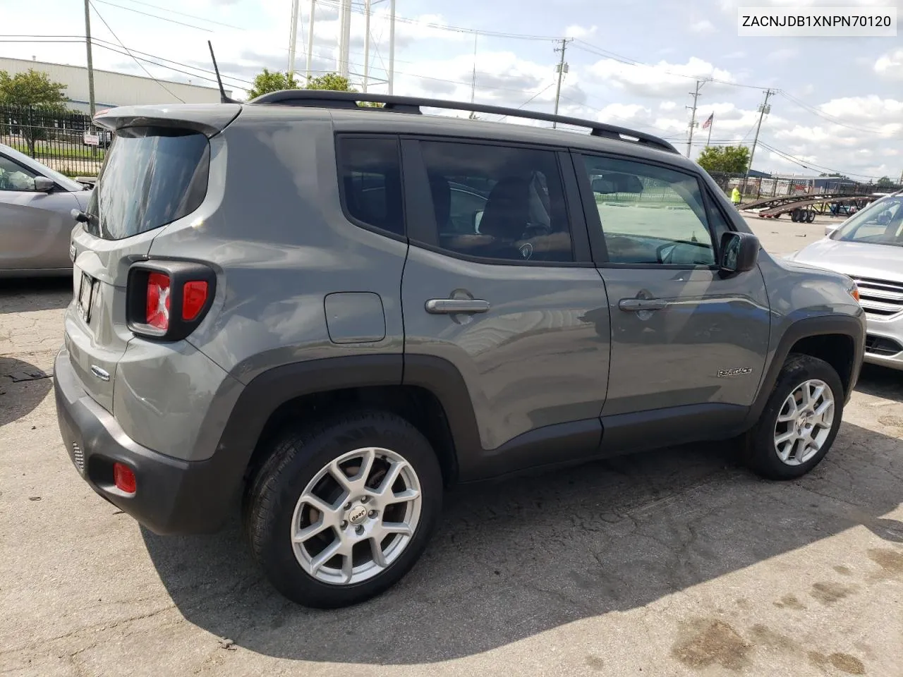 2022 Jeep Renegade Latitude VIN: ZACNJDB1XNPN70120 Lot: 66422684