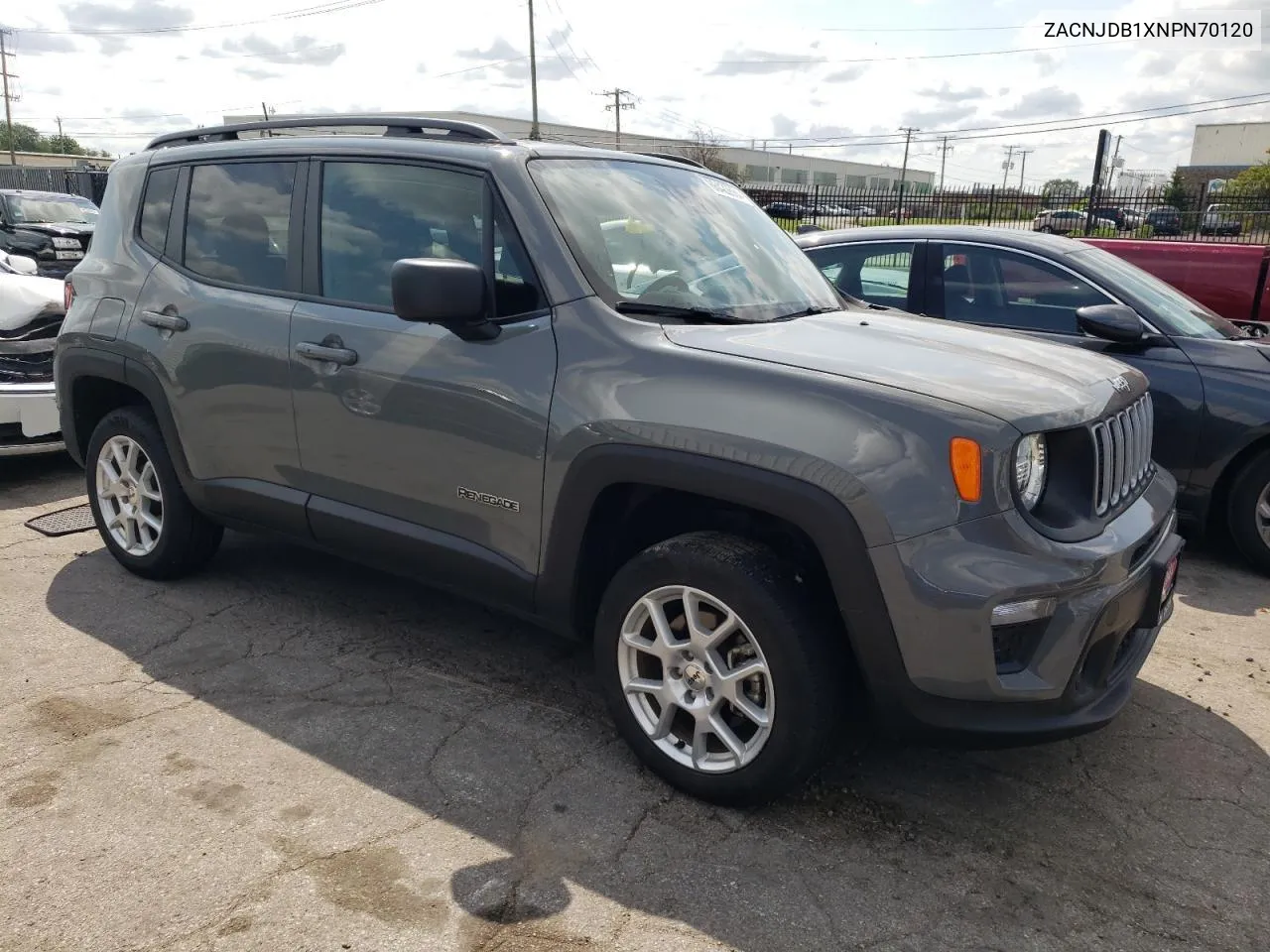 2022 Jeep Renegade Latitude VIN: ZACNJDB1XNPN70120 Lot: 66422684