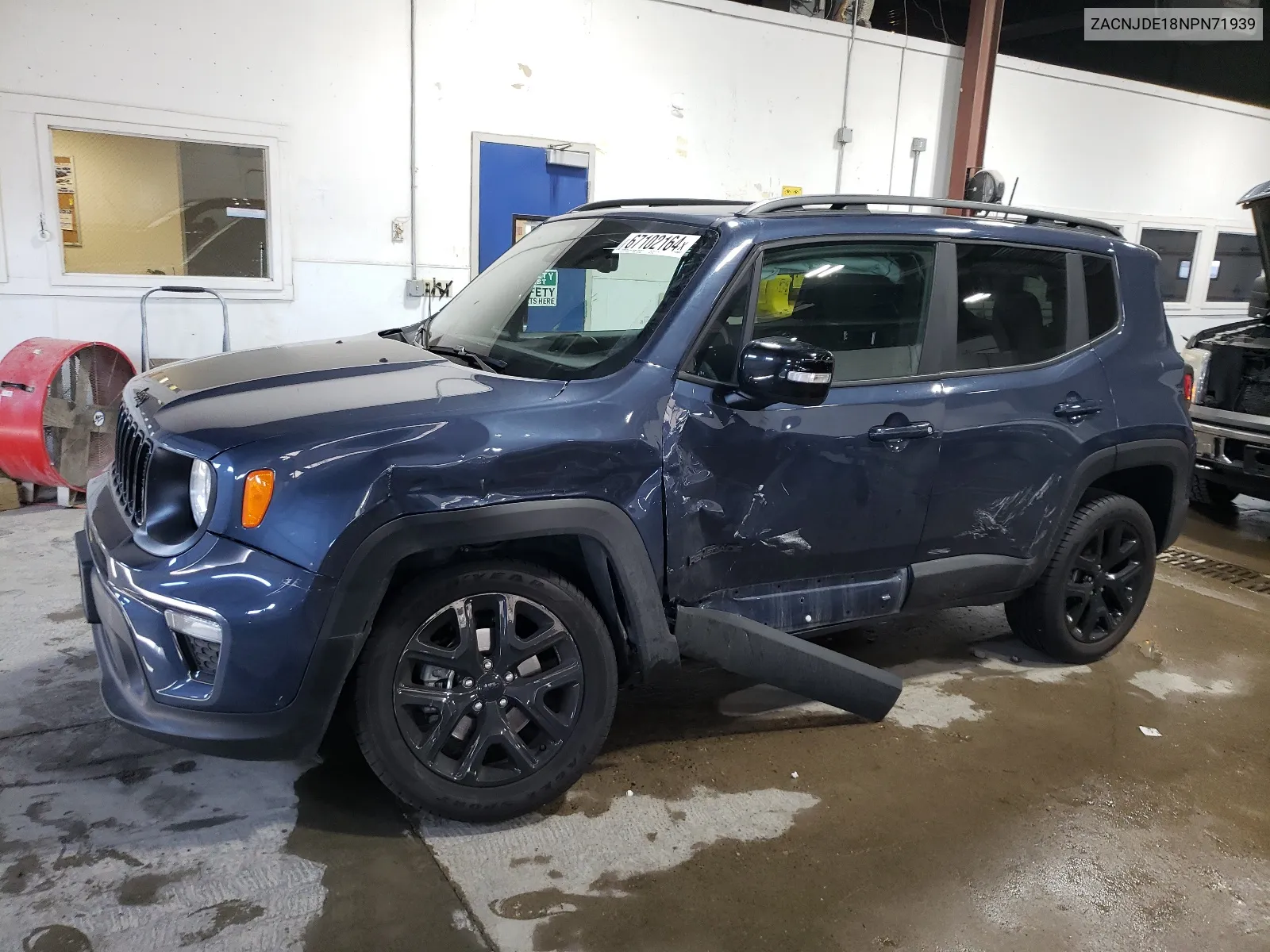 ZACNJDE18NPN71939 2022 Jeep Renegade Altitude