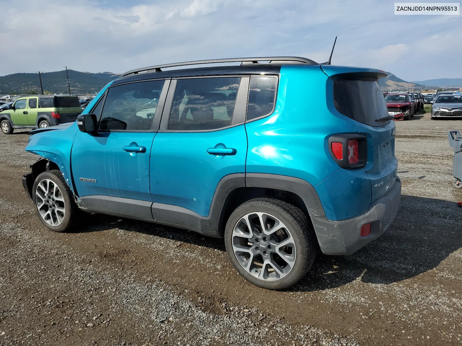 2022 Jeep Renegade Limited VIN: ZACNJDD14NPN95513 Lot: 67209794