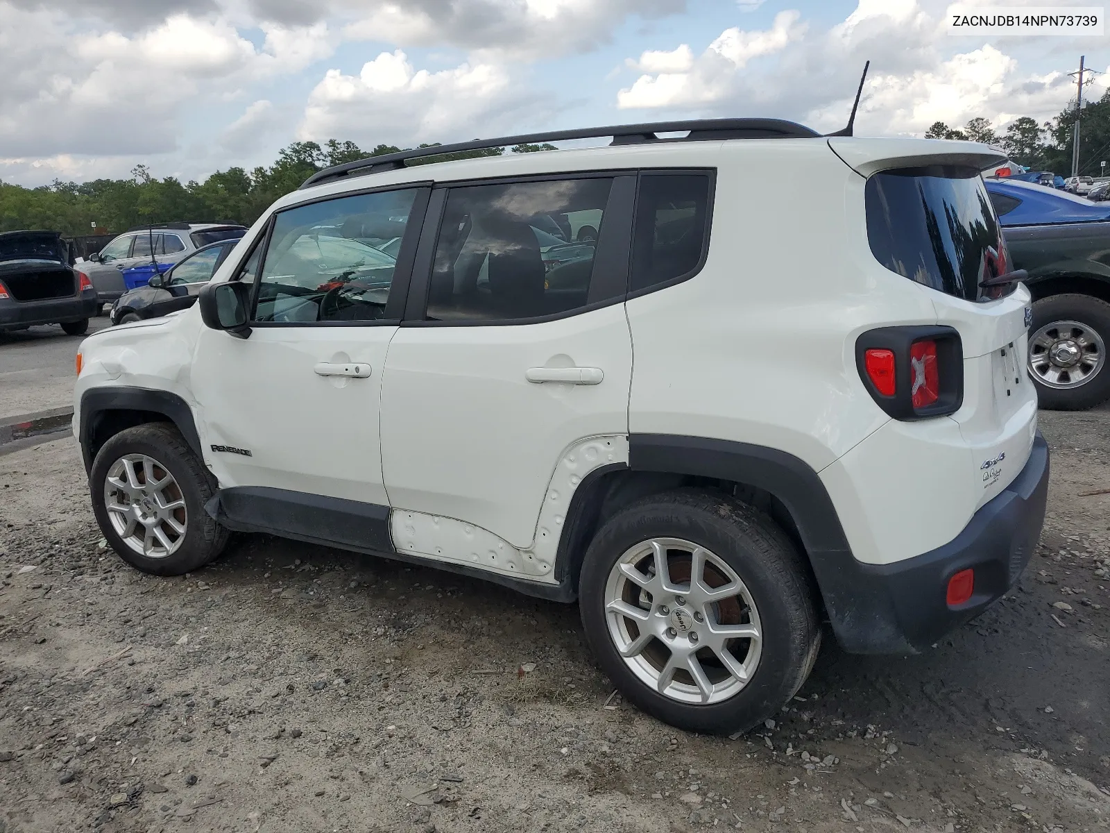 2022 Jeep Renegade Latitude VIN: ZACNJDB14NPN73739 Lot: 67626834