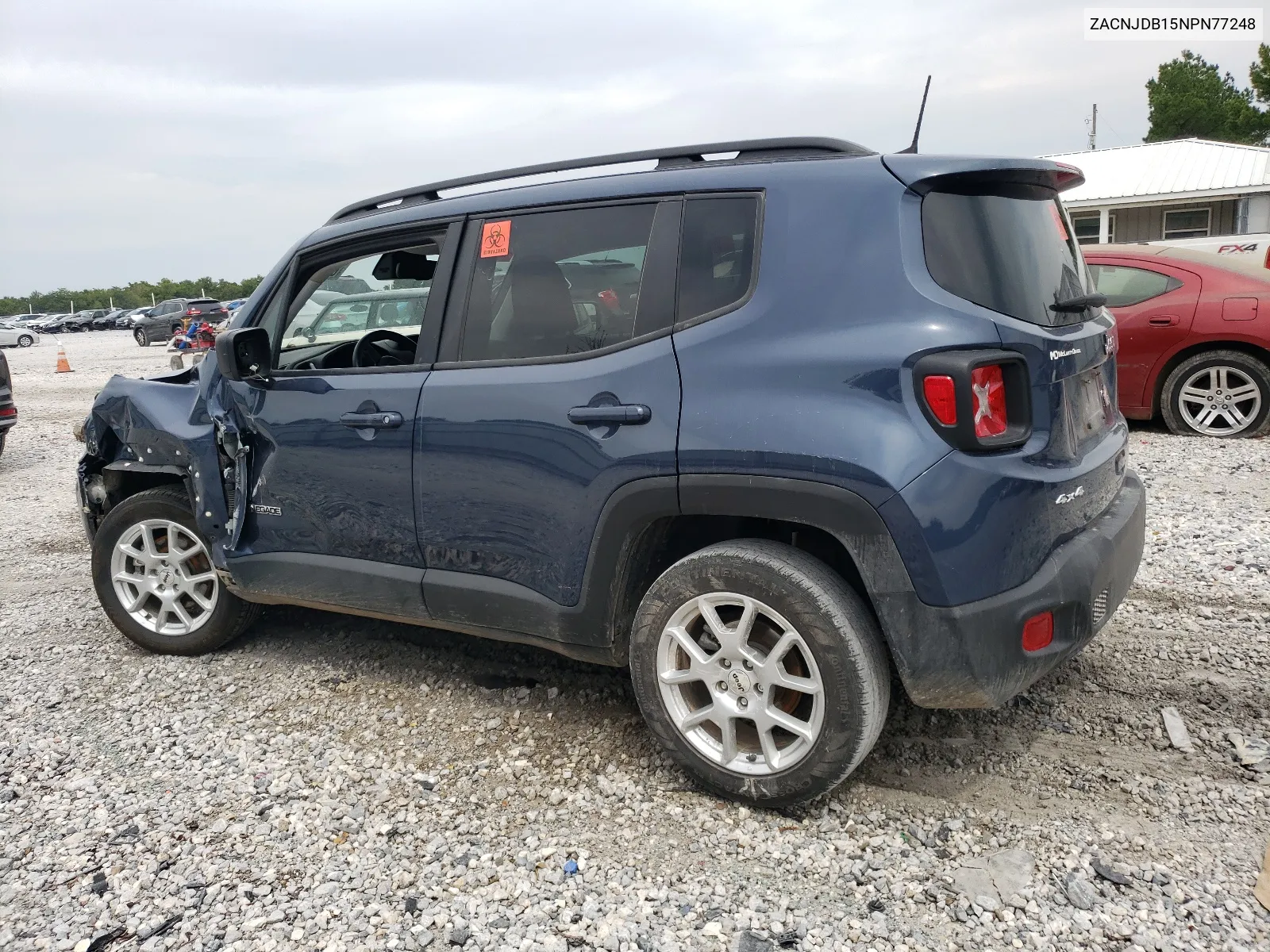 2022 Jeep Renegade Latitude VIN: ZACNJDB15NPN77248 Lot: 67903104