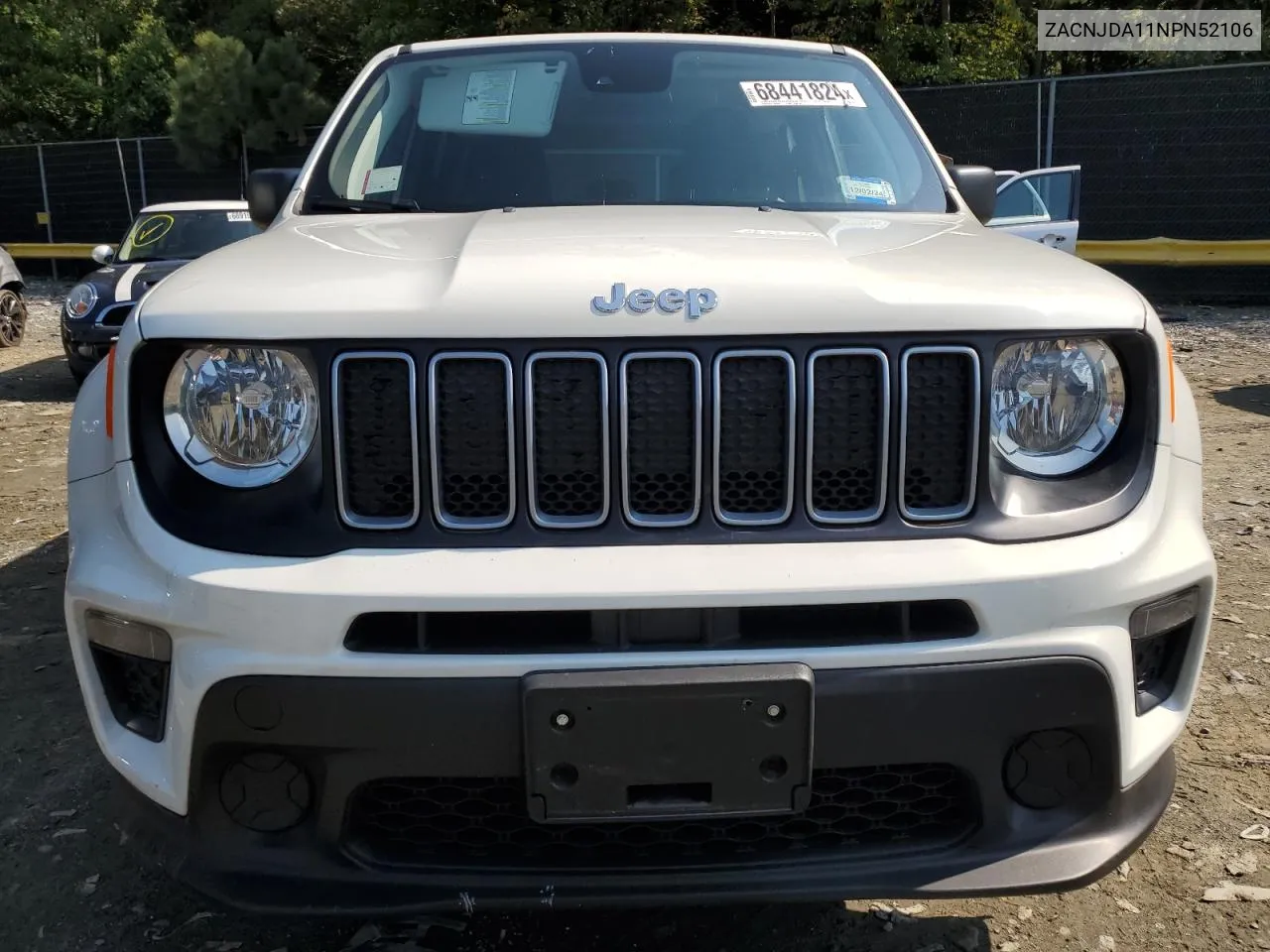 ZACNJDA11NPN52106 2022 Jeep Renegade Sport