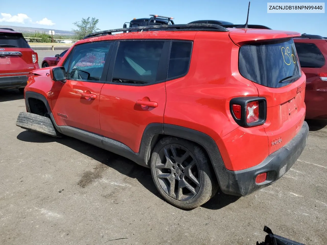 2022 Jeep Renegade Latitude VIN: ZACNJDB18NPN99440 Lot: 68719904