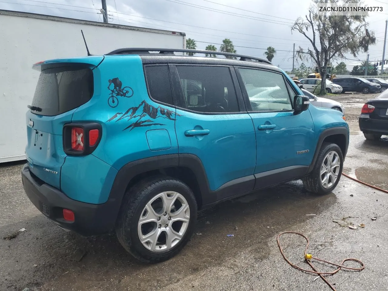 2022 Jeep Renegade Limited VIN: ZACNJDD11NPN43773 Lot: 69578064