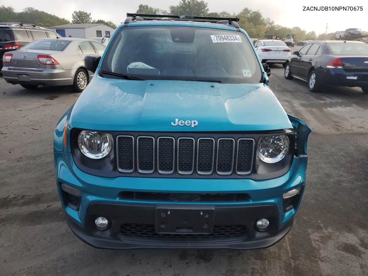 2022 Jeep Renegade Latitude VIN: ZACNJDB10NPN70675 Lot: 70948334