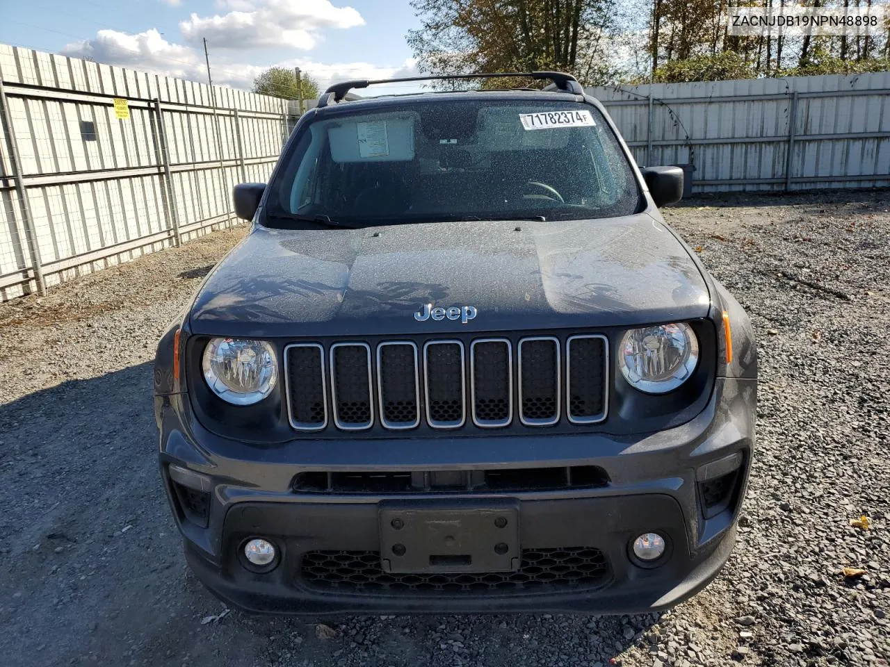 ZACNJDB19NPN48898 2022 Jeep Renegade Latitude