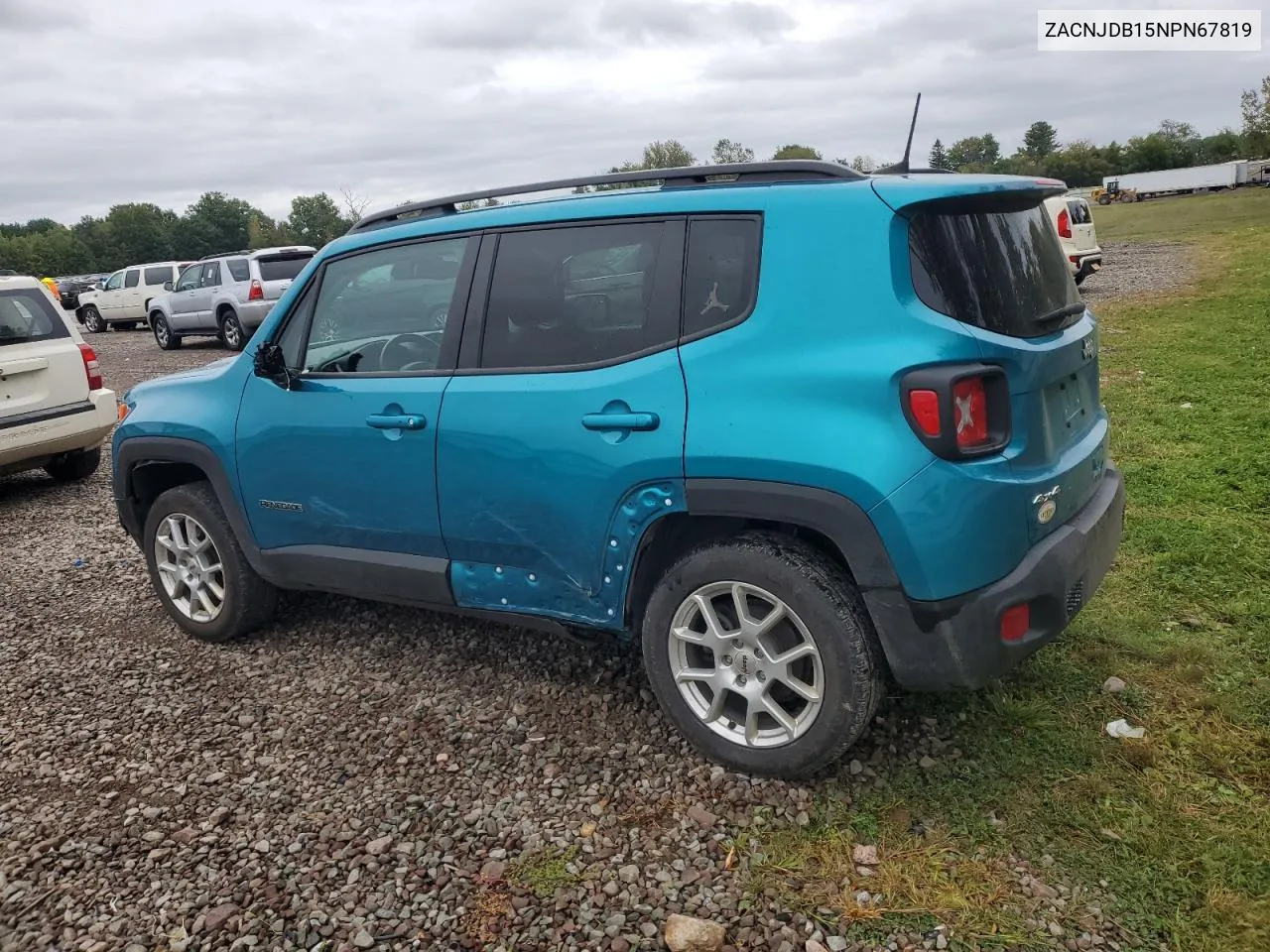 ZACNJDB15NPN67819 2022 Jeep Renegade Latitude