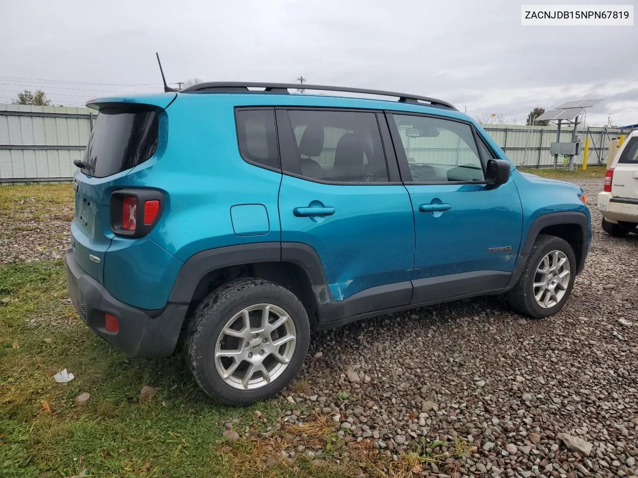 2022 Jeep Renegade Latitude VIN: ZACNJDB15NPN67819 Lot: 72602784