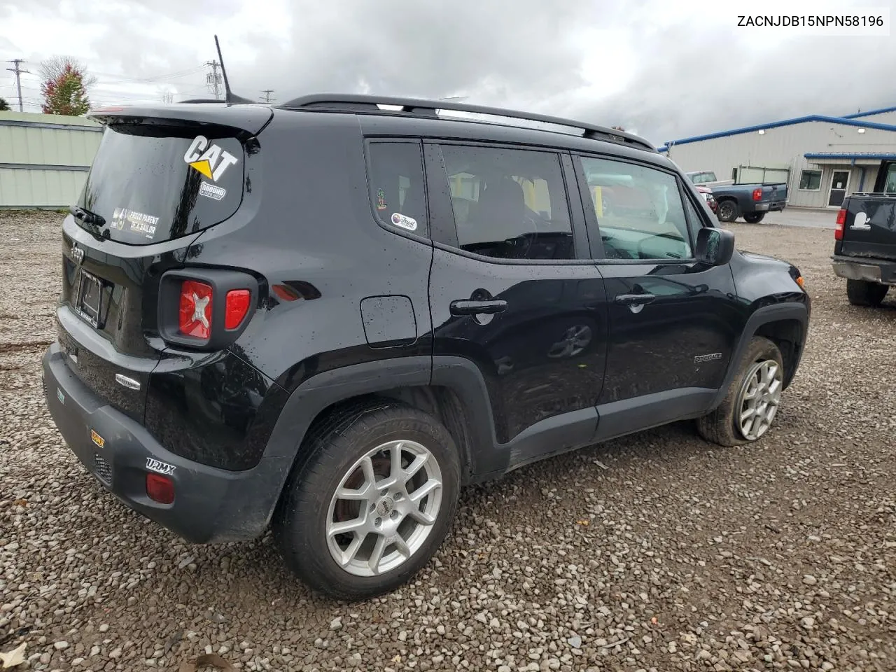 2022 Jeep Renegade Latitude VIN: ZACNJDB15NPN58196 Lot: 73479224