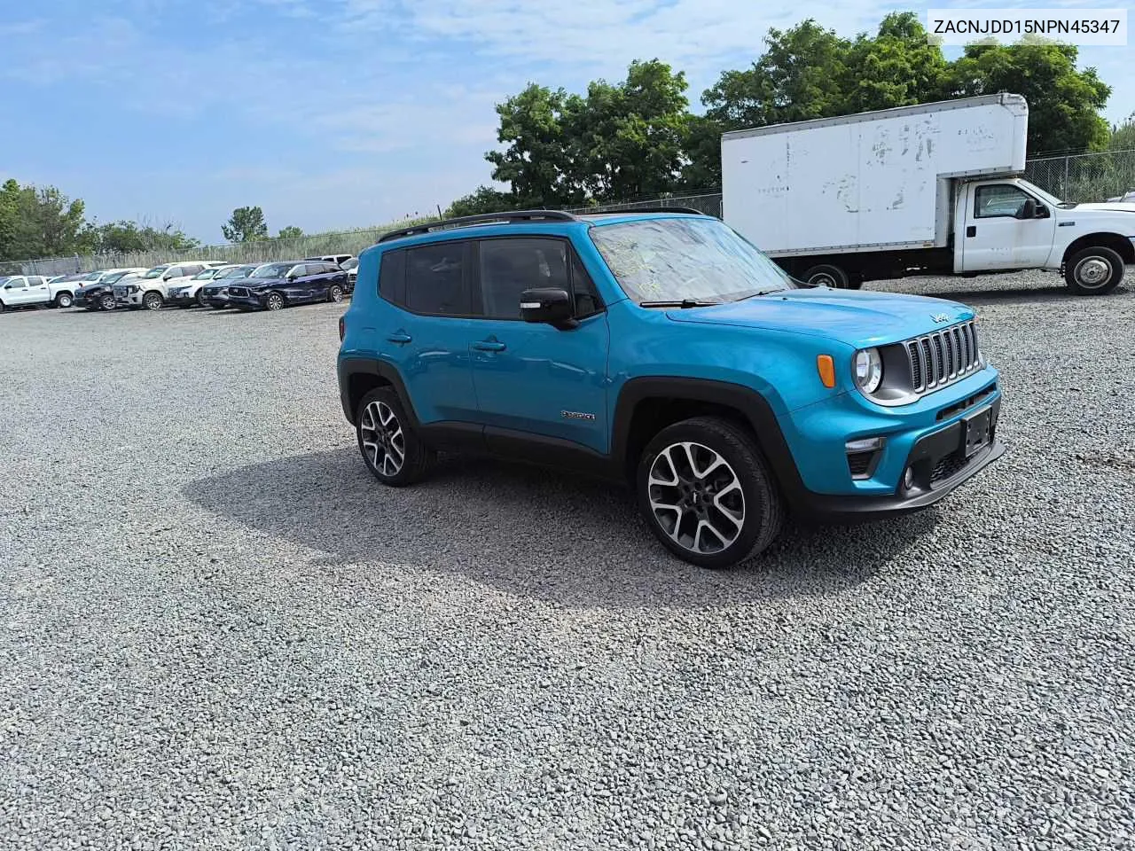 2022 Jeep Renegade Limited VIN: ZACNJDD15NPN45347 Lot: 73828154