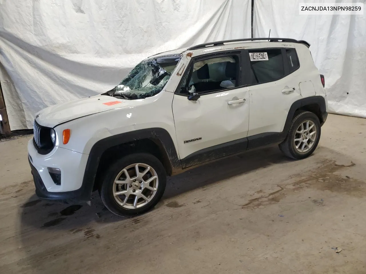 2022 Jeep Renegade Sport VIN: ZACNJDA13NPN98259 Lot: 74035474