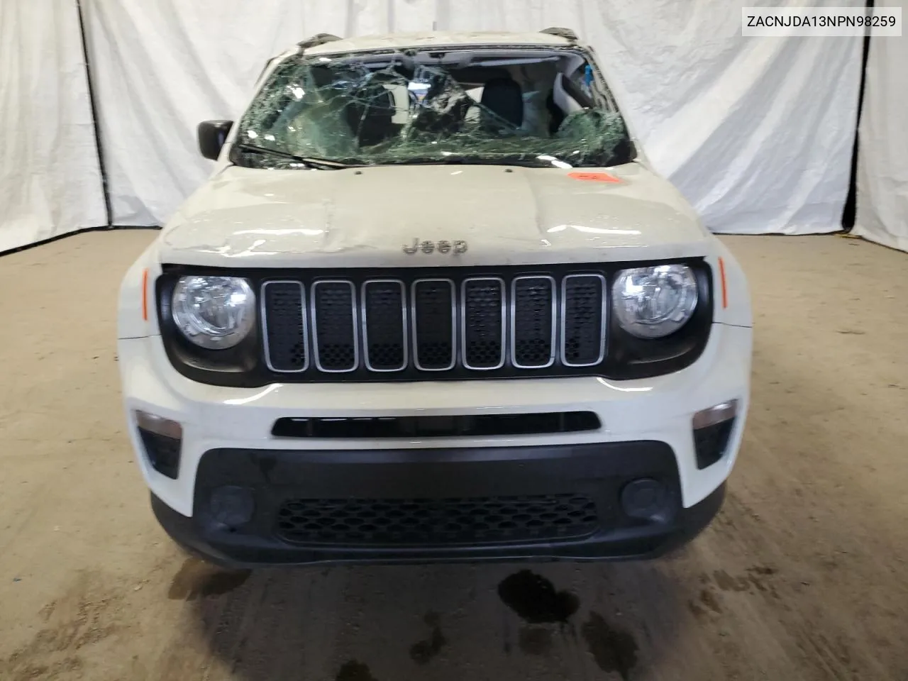 2022 Jeep Renegade Sport VIN: ZACNJDA13NPN98259 Lot: 74035474