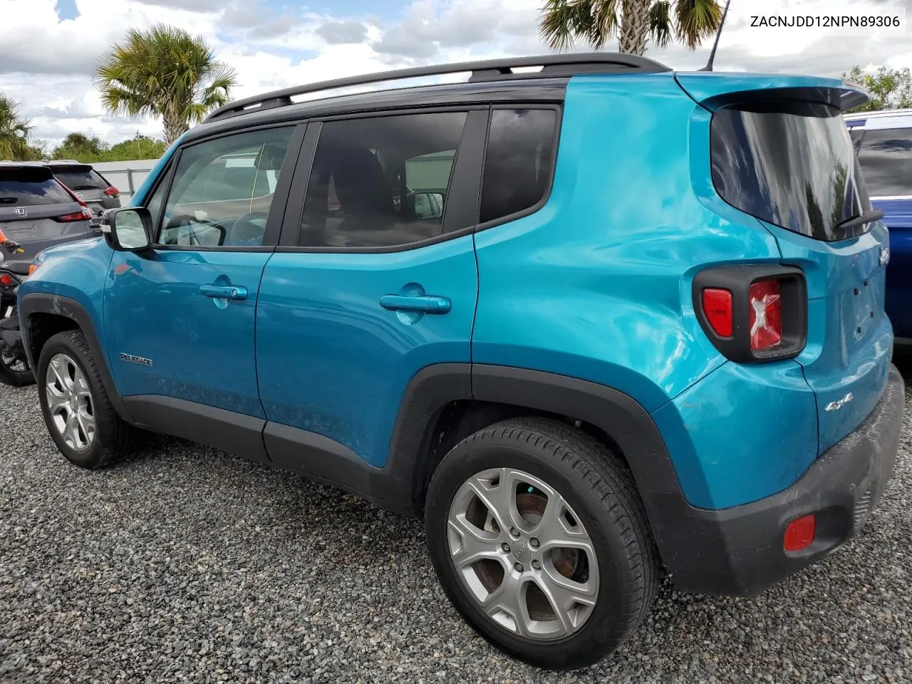 2022 Jeep Renegade Limited VIN: ZACNJDD12NPN89306 Lot: 74381464