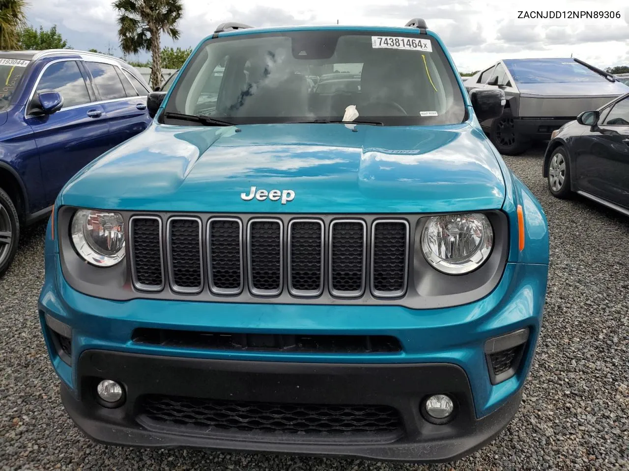 2022 Jeep Renegade Limited VIN: ZACNJDD12NPN89306 Lot: 74381464