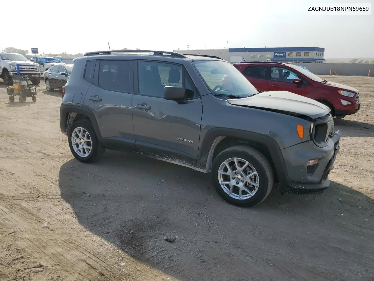 2022 Jeep Renegade Latitude VIN: ZACNJDB18NPN69659 Lot: 75264964