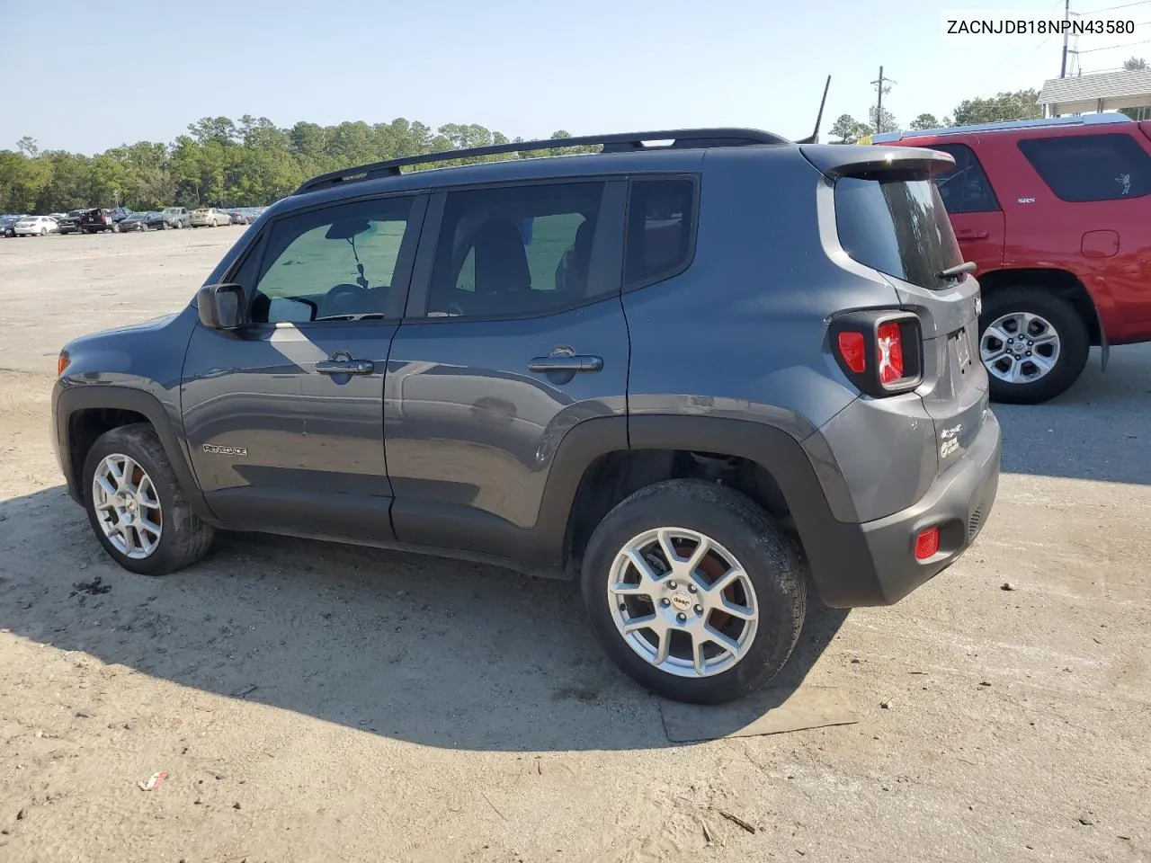 2022 Jeep Renegade Latitude VIN: ZACNJDB18NPN43580 Lot: 76230634