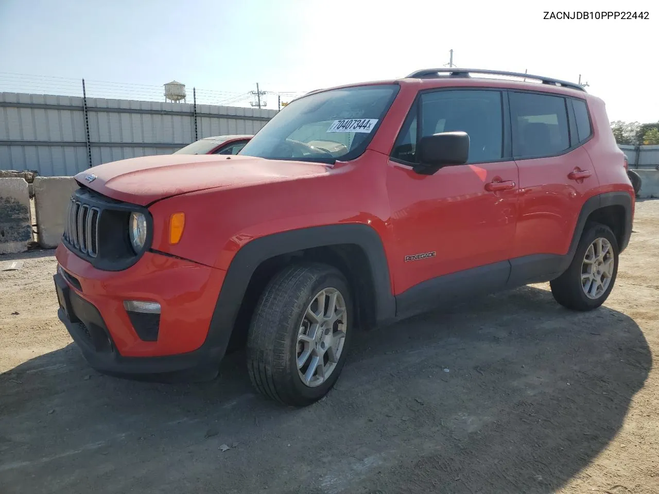 2023 Jeep Renegade Latitude VIN: ZACNJDB10PPP22442 Lot: 70407344