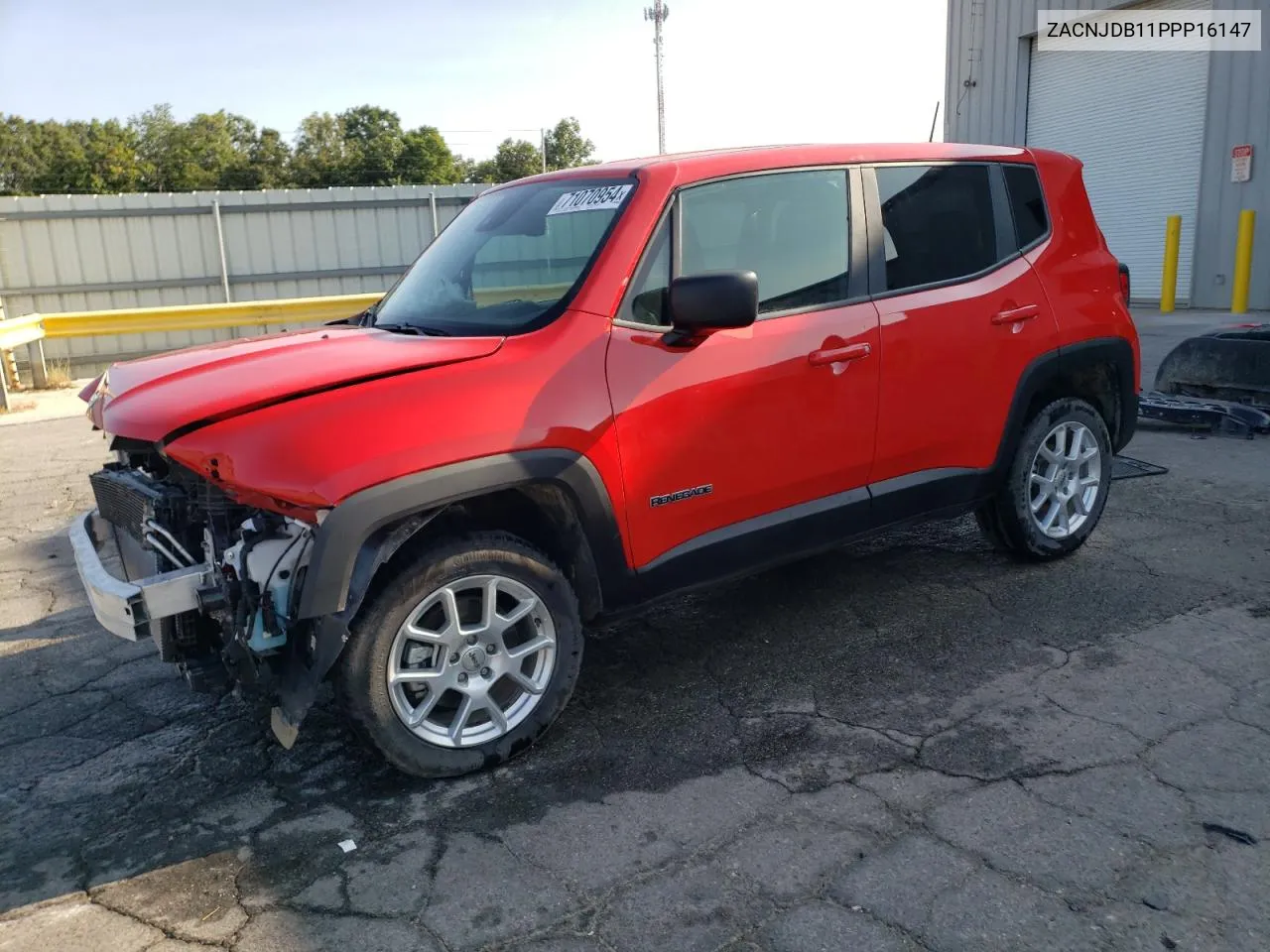 2023 Jeep Renegade Latitude VIN: ZACNJDB11PPP16147 Lot: 71070954