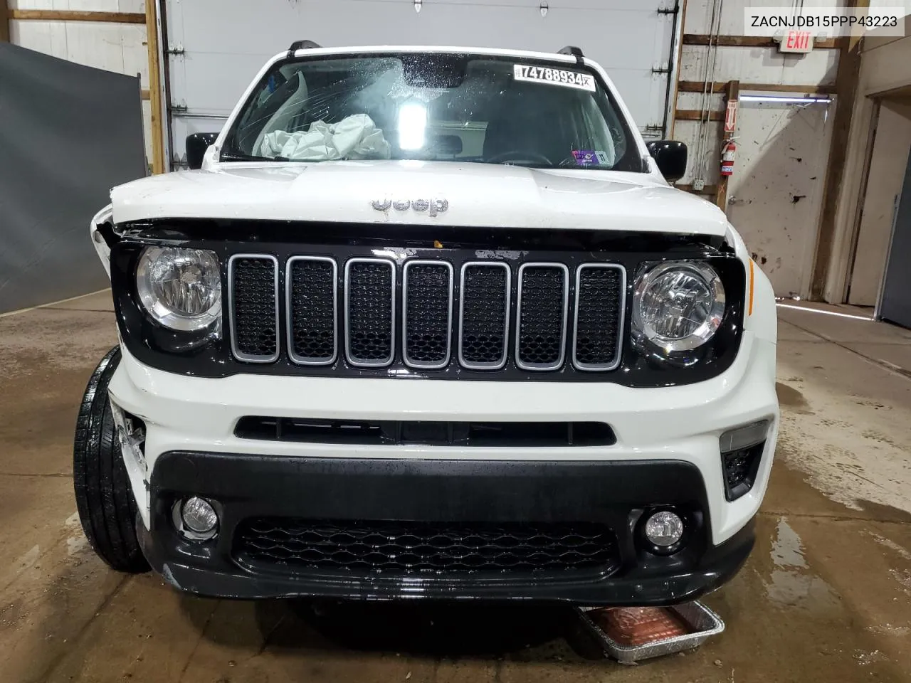 2023 Jeep Renegade Latitude VIN: ZACNJDB15PPP43223 Lot: 74788934