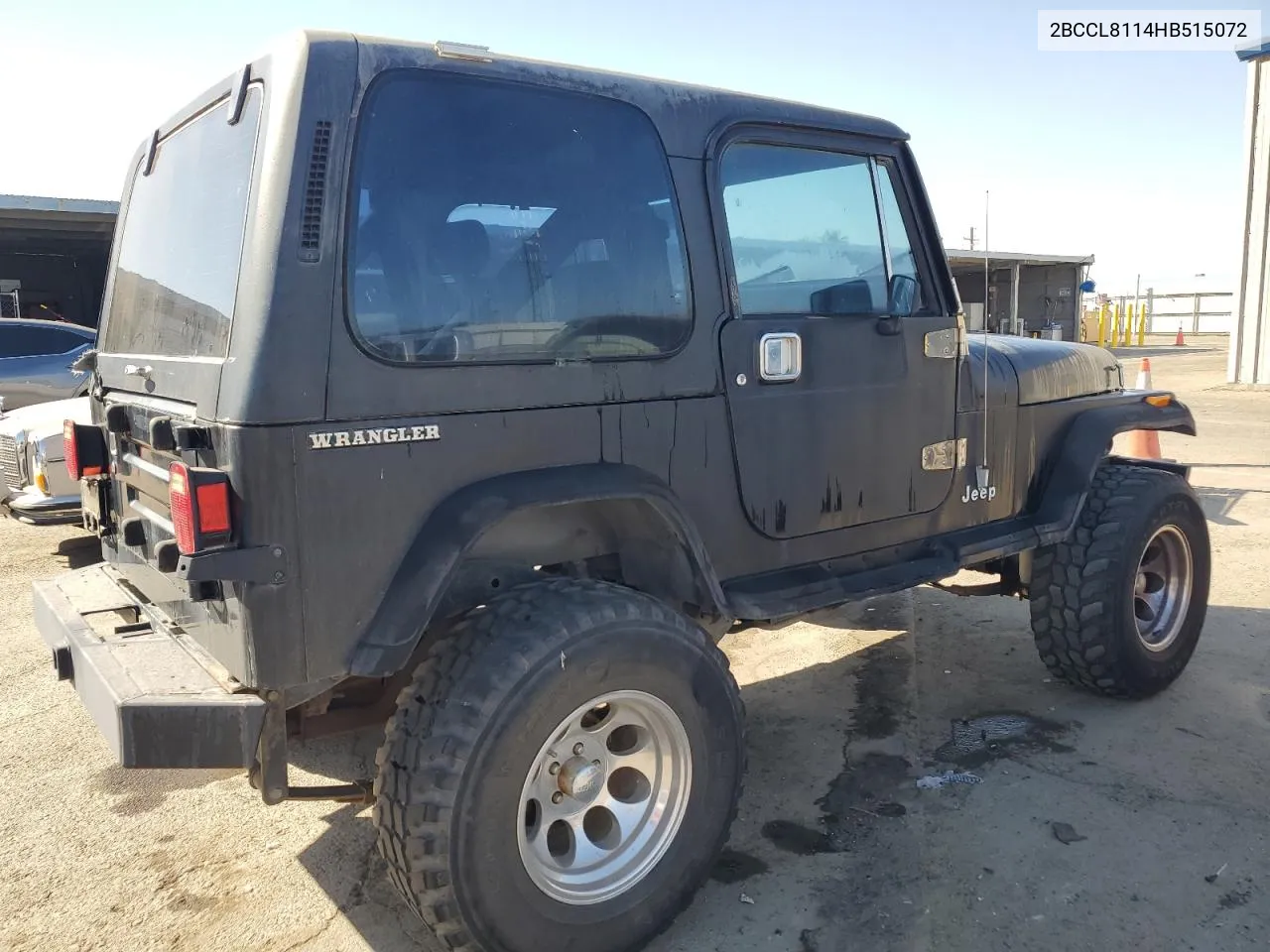 1987 Jeep Wrangler VIN: 2BCCL8114HB515072 Lot: 72840484