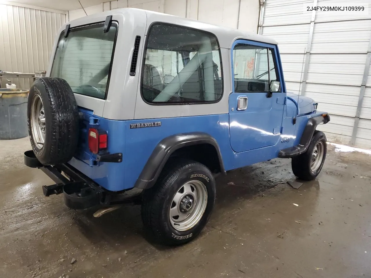 2J4FY29M0KJ109399 1989 Jeep Wrangler / Yj