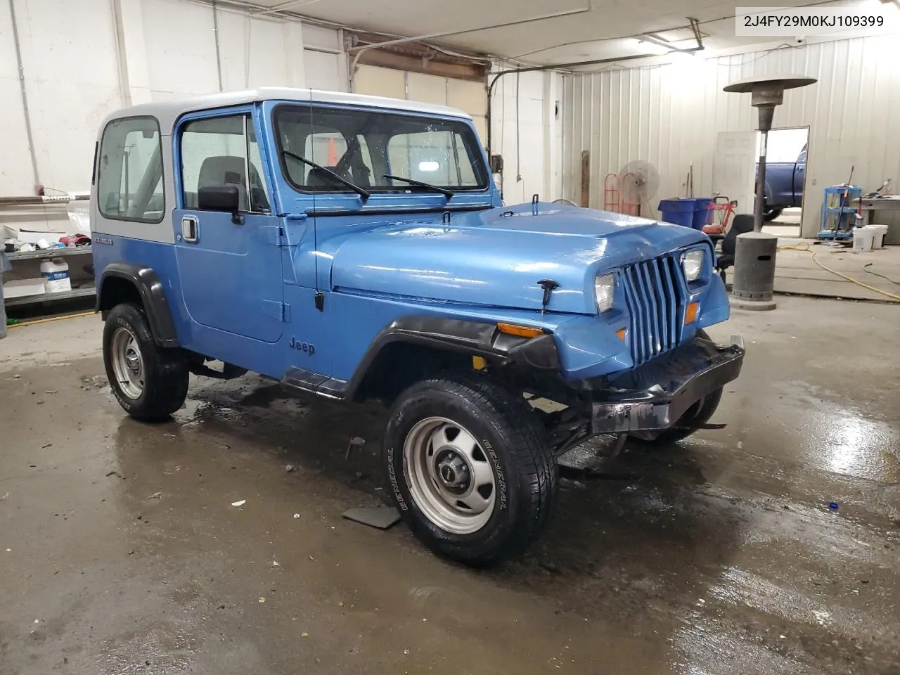 1989 Jeep Wrangler / Yj VIN: 2J4FY29M0KJ109399 Lot: 72358094