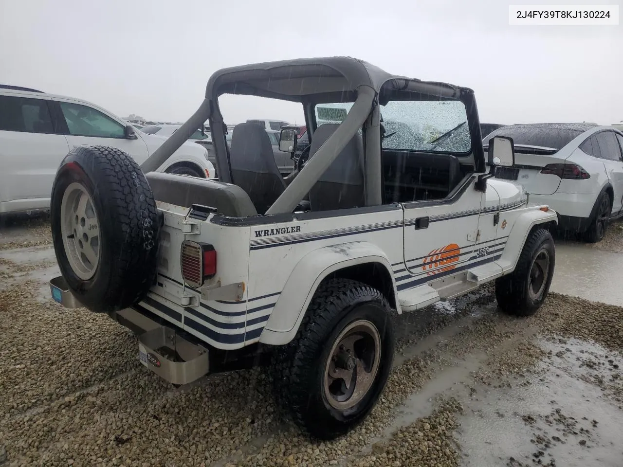 1989 Jeep Wrangler / Yj Islander VIN: 2J4FY39T8KJ130224 Lot: 74052464