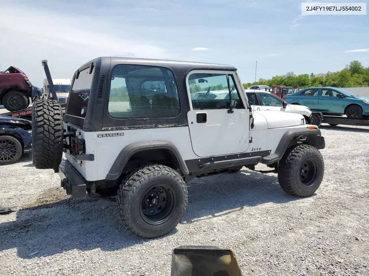 1990 Jeep Wrangler / Yj S VIN: 2J4FY19E7LJ554002 Lot: 53085934