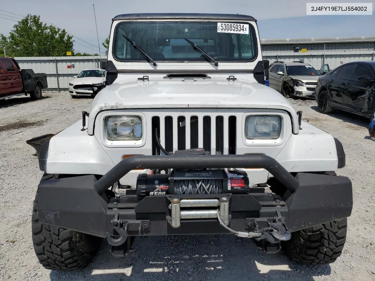 1990 Jeep Wrangler / Yj S VIN: 2J4FY19E7LJ554002 Lot: 53085934