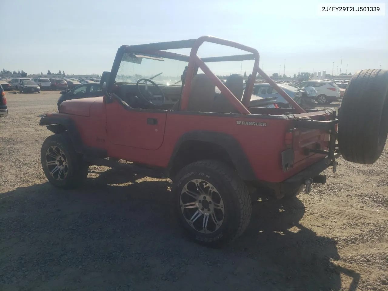 1990 Jeep Wrangler / Yj VIN: 2J4FY29T2LJ501339 Lot: 70517794