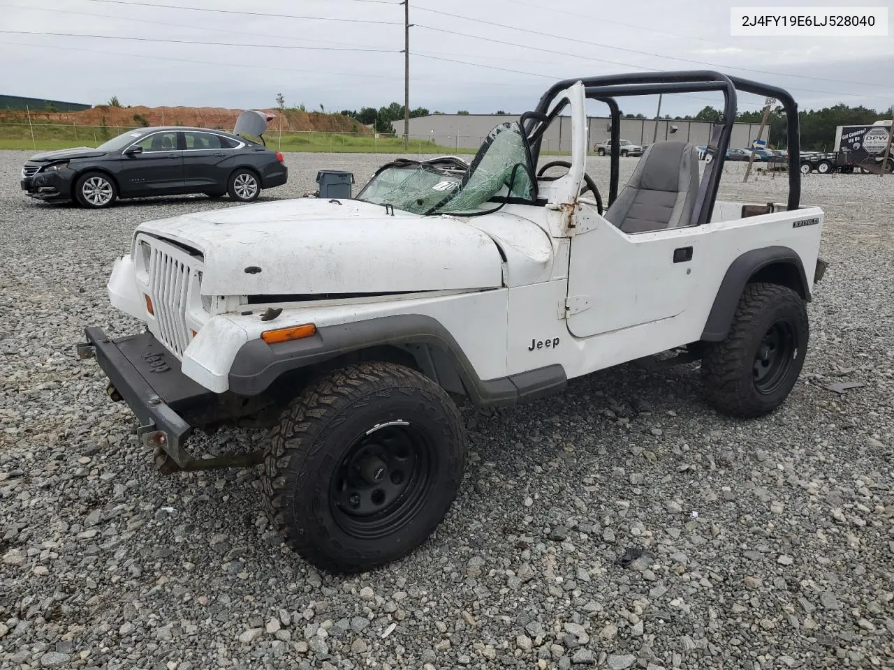 1990 Jeep Wrangler / Yj S VIN: 2J4FY19E6LJ528040 Lot: 70989084