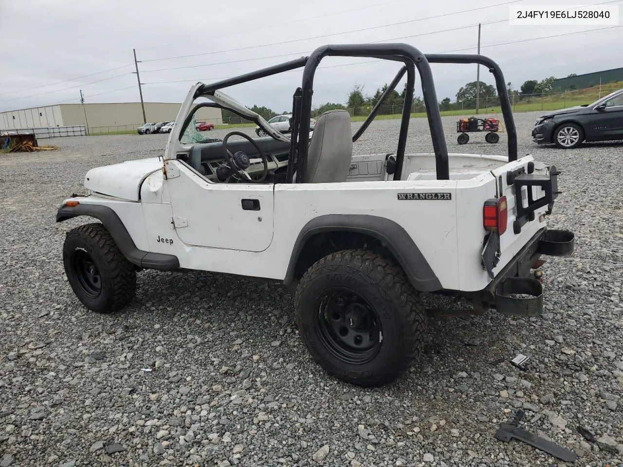 1990 Jeep Wrangler / Yj S VIN: 2J4FY19E6LJ528040 Lot: 70989084