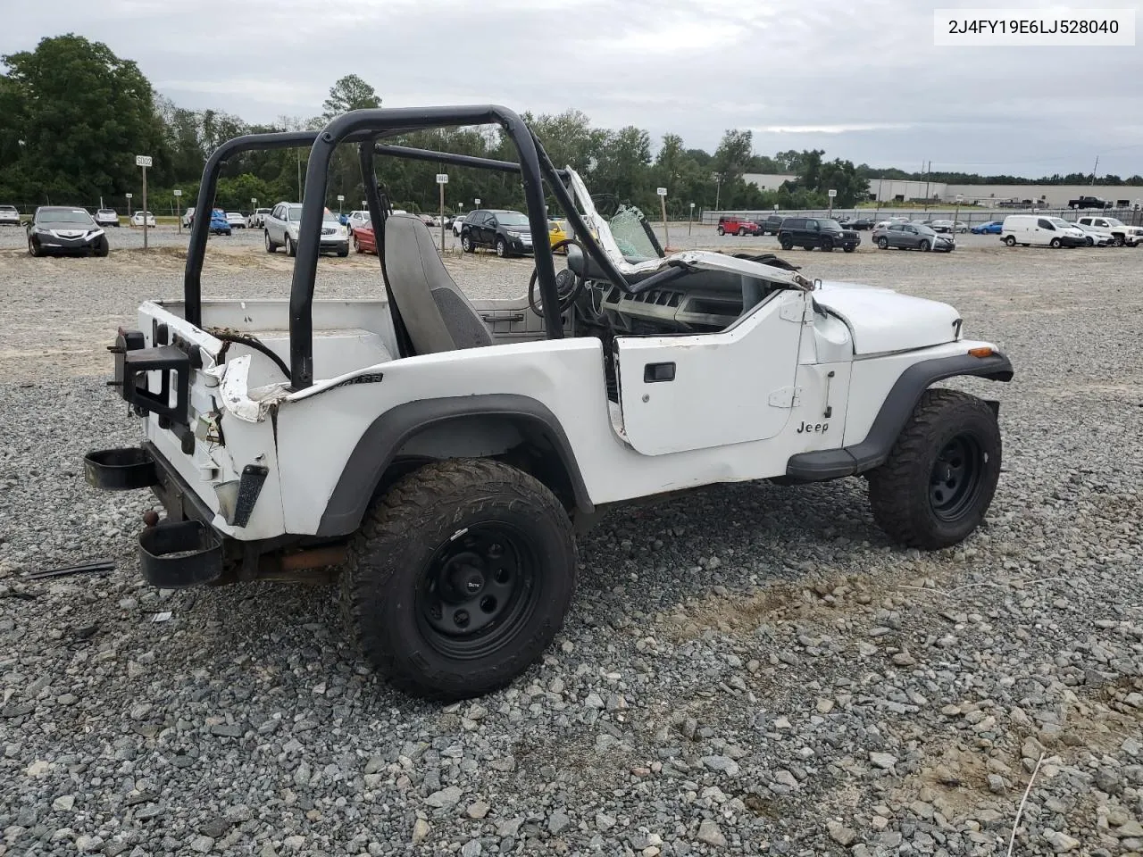 1990 Jeep Wrangler / Yj S VIN: 2J4FY19E6LJ528040 Lot: 70989084