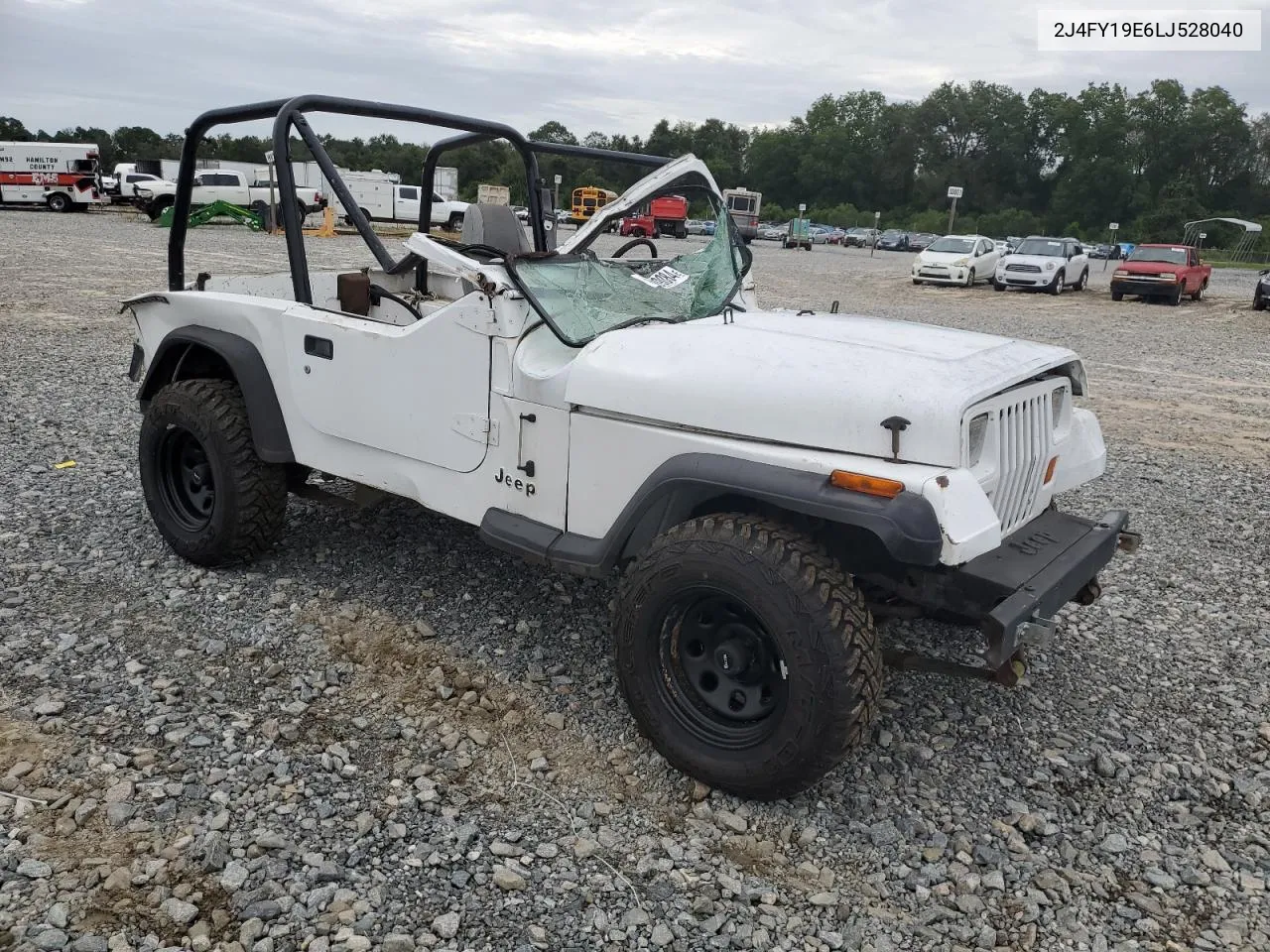 1990 Jeep Wrangler / Yj S VIN: 2J4FY19E6LJ528040 Lot: 70989084