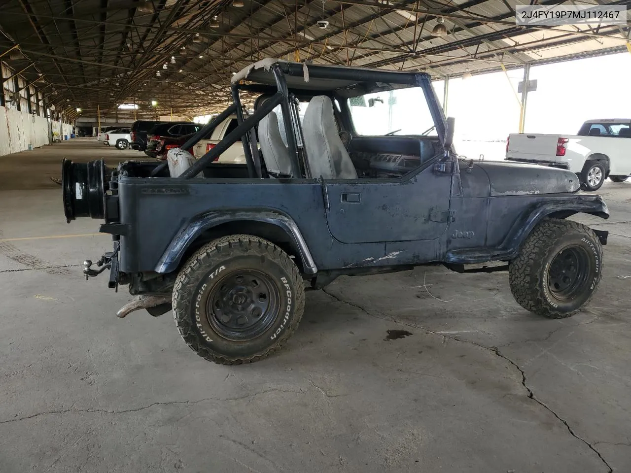 1991 Jeep Wrangler / Yj S VIN: 2J4FY19P7MJ112467 Lot: 46856434