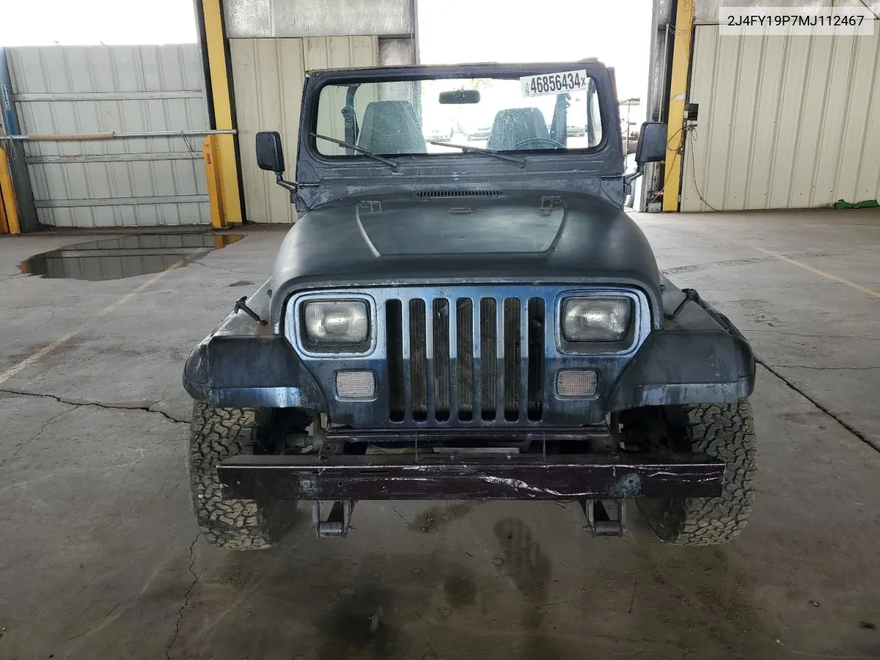 1991 Jeep Wrangler / Yj S VIN: 2J4FY19P7MJ112467 Lot: 46856434