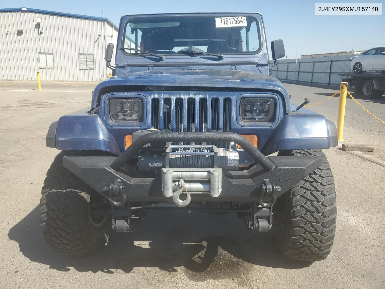 1991 Jeep Wrangler / Yj VIN: 2J4FY29SXMJ157140 Lot: 71617684