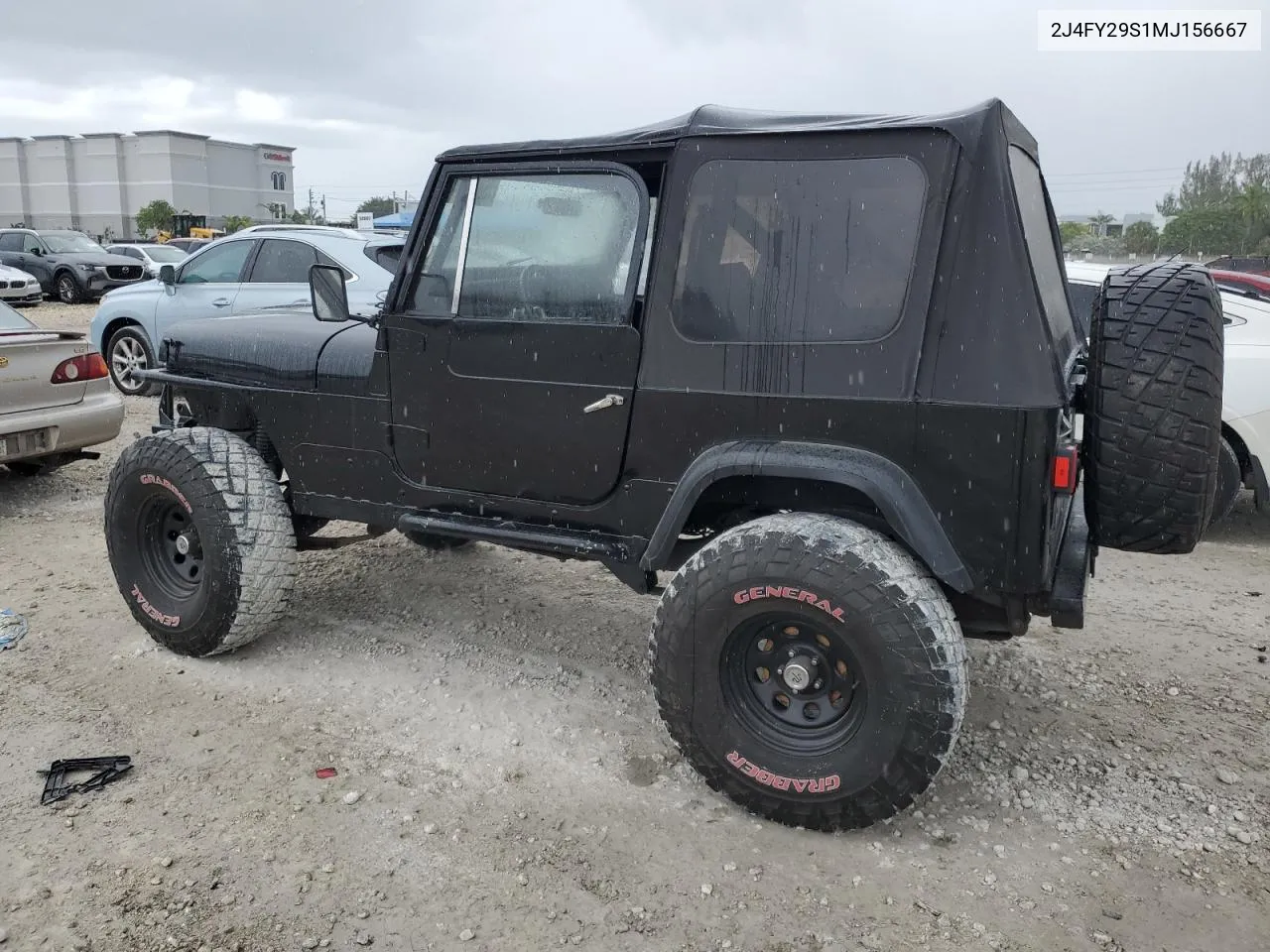 1991 Jeep Wrangler / Yj VIN: 2J4FY29S1MJ156667 Lot: 75870604